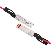 Load image into Gallery viewer, [Red Colored] 0.5m 10G SFP+ DAC Twinax Cable, 10Gbase-CU SFP+ Copper Cable, Compatible for Cisco SFP-H10GB-CU0.5M, Ubiquiti, Mellanox, Mikrotik, Netgear, Supermicro
