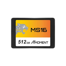 Load image into Gallery viewer, MMOMENT MS16 512GB 2.5 Inch SATA III 6 GB/s Internal Solid State Drive SSD (Read up to 550MB/s) Compatible with PC Desktop
