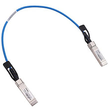 Load image into Gallery viewer, [Blue Colored] 0.5m 10G SFP+ DAC Twinax Cable, 10Gbase-CU SFP+ Copper Cable, Compatible for Cisco SFP-H10GB-CU0.5M, Ubiquiti, Juniper, Mellanox, Mikrotik, Netgear, Supermicro, Open Source Switches
