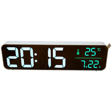 Load image into Gallery viewer, (White-Frame) 10.3 Inches LED Music Alarm Clock, High Contrast Sharp Display Wall Mount/Tabletop Alarm Clock Easy for Vision Impairment

