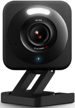 Load image into Gallery viewer, WYZE Cam v4, 2.5K HD WiFi Smart Home Security Camera, Indoor/Outdoor, Pet/Baby Monitor, Motion Activated Spotlight/Siren, Color Night Vision, 2-Way Audio, Compatible with Alexa &amp; Google, Wired, Black
