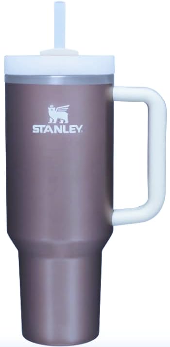 STANLEY Quencher H2.0 FlowState Tumbler 40oz - ROSE QUARTZ GLOW Exclusive, 5.82''x12.3''