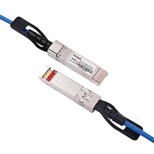 Load image into Gallery viewer, [Blue Colored] 0.5m 10G SFP+ DAC Twinax Cable, 10Gbase-CU SFP+ Copper Cable, Compatible for Cisco SFP-H10GB-CU0.5M, Ubiquiti, Juniper, Mellanox, Mikrotik, Netgear, Supermicro, Open Source Switches
