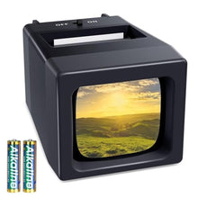 Load image into Gallery viewer, 35mm Slide Viewer, 2X Magnification Slide Viewer for Viewing 35mm Slides, Slide Projector for Old Slides (2AAA Batteries Included), black_1
