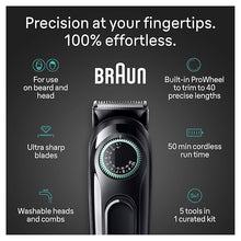 Load image into Gallery viewer, Braun All-In-One Style Kit Series 3 3450, 5-in-1 Trimmer for Men with Beard Trimmer, Ear &amp; Nose Trimmer, Hair Clippers &amp; More, Ultra-Sharp Blade, 40 Length Settings and Washable
