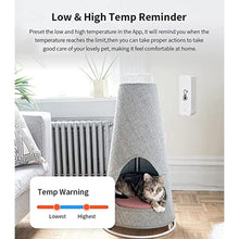 Load image into Gallery viewer, 4-Pack WiFi Temperature Humidity Sensor: Wireless Temperature Humidity Monitor with App Alert, Free Data Storage Export, Smart Indoor Thermometer Hygrometer Compatible with Alexa Google Assistant_1024
