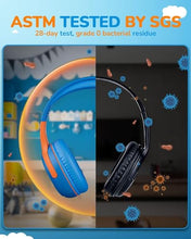 Load image into Gallery viewer, awatrue Kids Headphones Wired Toddler Headphones with Microphone, Over-Ear Headphones, 85/94dB Volume-Limiting, 3.5mm Jack, Foldable On-Ear Design - Safe &amp; Comfortable for Learning &amp; Entertainment
