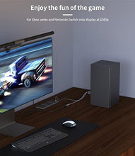 Load image into Gallery viewer, SWITCHFLUX HDMI to Displayport Adapter, 4K@60Hz Active HDMI Male to DP Female Converter Adapter High Speed HDCP 2.2 Cable for PC,NVIDIA,AMD,NS,PS4/5,Xbox One/Series X (8.66 in)
