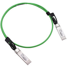 Load image into Gallery viewer, [Green Colored] 1m 10G SFP+ DAC Twinax Cable, 10Gbase-CU SFP+ Copper Cable, Compatible for Cisco SFP-H10GB-CU1M, Ubiquiti, Juniper, Mellanox, Mikrotik, Netgear, Supermicro, Open Source Switches
