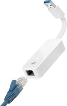 Load image into Gallery viewer, TP-Link USB to Ethernet Adapter, Foldable USB 3.0 to 10/100/1000 Gigabit Ethernet LAN Network Adapter, Support Windows 10/8.1/8/7/Vista/XP for Desktop Laptop Apple MacBook Linux (UE300)
