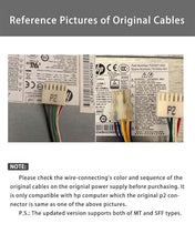 Load image into Gallery viewer, COMeap 24 pin to 6 pin Adapter HP ATX Power Cable Compatible with Z200 Z210 Z220 Z230 Z240 SFF MT TWR Series 4000 6005 8300, ProDesk 600 G1, EliteDesk 800 G1 13.3-inch (34cm)

