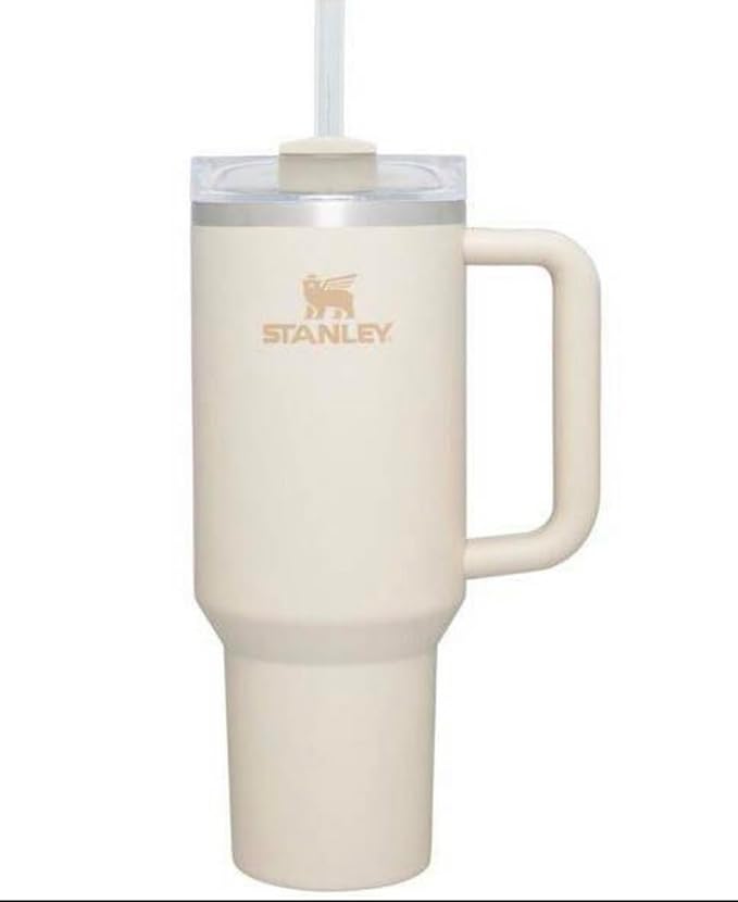 STANLEY 40 oz Stainless Steel H2.0 Flowstate Quencher Tumbler - Hearth & Hand™ with Magnolia (Best Beige) RARE