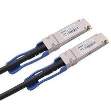 Load image into Gallery viewer, Wiitek 100GbE QSFP28 DAC Twinax Cable, 2 Meter 100GBASE-CR Passive Copper Cable, Compatible for Mellanox MCP1600-C002, with Blue Pull Tab
