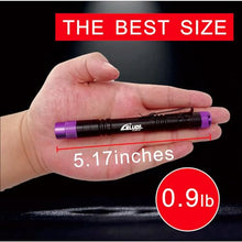 Load image into Gallery viewer, LELUOHQ Black Light, 365nm UV Flashlight, Portable Mini Black Light for Pet Urine Detection, Handheld UV Flashlight for Resin, Pet Urine, Nails, Money - Pack of 2
