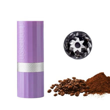 Load image into Gallery viewer, 1Zpresso Q Air Manual Coffee Grinder-Purple, Mini Slim Travel Sized Fits in the plunger, Stainless Steel Conical Burr, Numerical Adjustable Setting for Pour Over French Press Cold Brew
