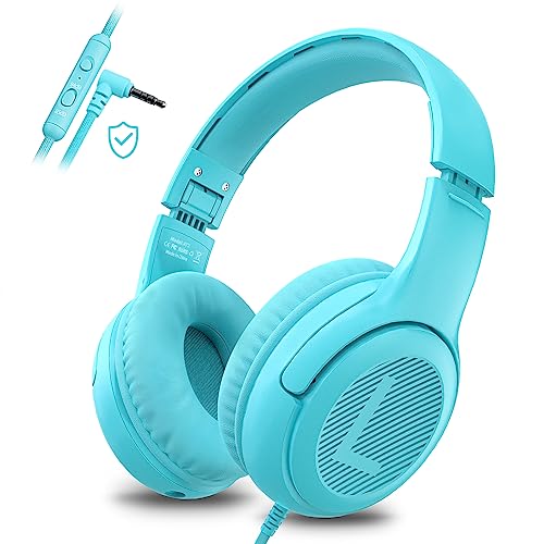 awatrue Toddler Kids Headphones Wired - Headphones for Kids Volume Limit 85/94dB Headset 3.5mm Jack Adjustable Foldable Headsets for Girls Boys Children Teens Pad Smartphones School
