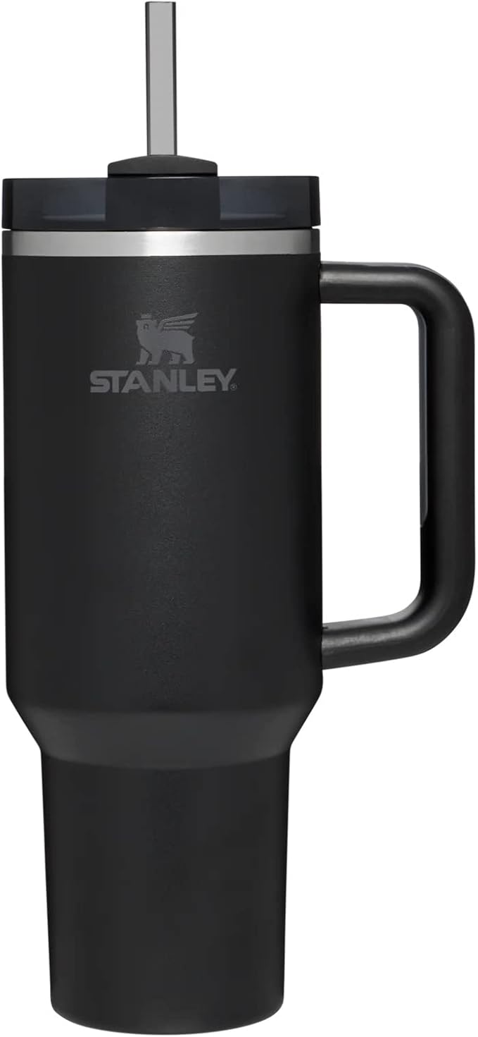 STANLEY Quencher H2.0 FlowState Tumbler 30oz (Black), 5.43'' x 11''