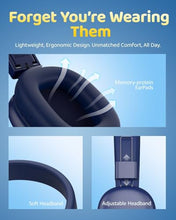 Load image into Gallery viewer, awatrue Kids Bluetooth Headphones, Wireless Headphones with HD ENC Microphone, 50 Hours Playtime, Safe Volume, Type C Fast Charging, Foldable On-Ear Headphone for Children/Teens/Smart Device(Blue)
