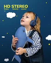 Load image into Gallery viewer, awatrue Kids Headphones for School Toddler Wired with Microphone Plug in Bulk Boys Headset Girls 3+ Year Old Blue Green shareport Phones Teen Volume Control Airplane Two People Childrens Babies
