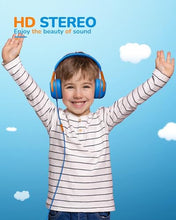 Load image into Gallery viewer, awatrue Kids Headphones Wired Toddler Headphones with Microphone, Over-Ear Headphones, 85/94dB Volume-Limiting, 3.5mm Jack, Foldable On-Ear Design - Safe &amp; Comfortable for Learning &amp; Entertainment
