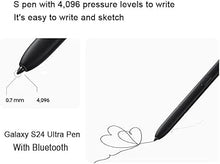 Load image into Gallery viewer, Galaxy S24 Ultra S Pen WithBluetooth Replacement for Samsung Galaxy S24 Ultra 5G Touch Stylus Pen, S24 S Pen Replacement + Tips/Nibs (S24 Gray)
