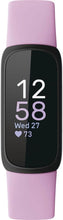 Load image into Gallery viewer, Fitbit Inspire 3 Health &amp;-Fitness-Tracker with Stress Management, Workout Intensity, Sleep Tracking, 24/7 Heart Rate and more, Lilac Bliss/Black, One Size (S &amp; L Bands Included)
