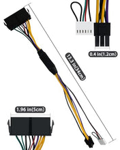Load image into Gallery viewer, COMeap 24 pin to 6 pin Adapter HP ATX Power Cable Compatible with Z200 Z210 Z220 Z230 Z240 SFF MT TWR Series 4000 6005 8300, ProDesk 600 G1, EliteDesk 800 G1 13.3-inch (34cm)
