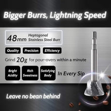 Load image into Gallery viewer, 1Zpresso K-Ultra Manual Coffee Grinder Silver with Carrying Case, Assembly Consistency Grind Stainless Steel Conical Burr, Foldable Handle, Numerical External Adjustable Setting, All-Round Grinder
