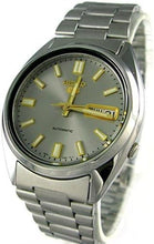 Load image into Gallery viewer, SEIKO SNXS75 Automatic Watch for Men 5-7S Collection - Striking Silver Dial with Day/Date Calendar, Luminous Hands, Stainless Steel Case &amp; Bracelet
