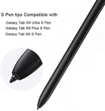 Load image into Gallery viewer, 10 Pcs Tab S9 Ultra S Pen Tips Replacement for Samsung Galaxy Tab S9 Ultra Pen, Galaxy Tab S9 Plus Pen, Galaxy Tab S9 FE Verison Stylus S Pen Replacement Tips/Nibs +Sim Eject Pin (10 PCS Black)

