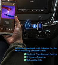 Load image into Gallery viewer, Airplane Bluetooth Adapter for Headphones, Bluetooth Transmitter for TV/PC/Flight/Gym, Wireless Music Audio Receiver for Speaker/Home Stereo/Car, KAIY Wireless 5.3 Transmitter Receiver AUX Adapter

