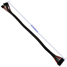 Load image into Gallery viewer, COMeap 24 Pin ATX Cable for Corsair SFX RMX RMi SF HX Series PSUs, 18 Pin + 10 Pin to 24 Pin ATX PSU Power Adapter Sleeved 24.8-inch(63cm)
