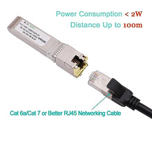 Load image into Gallery viewer, Wiitek 100 Meters, 10Gb SFP+ to RJ45 Module, 2.5G/5G/10GBase-T Ethernet Copper Transceiver for Ubiquiti UF-RJ45-10G, Plugin 10Gb SFP+ Port, Low Power Consumption
