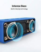 Load image into Gallery viewer, Anker Soundcore 2 12W Portable Wireless Bluetooth Speaker: Better Bass, 24-Hour Playtime, 66ft Bluetooth Range, IPX7 Water Resistance &amp; Built-in Mic, Dual-Driver Speaker for Beach, Travel, Party- Blue
