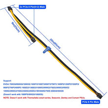 Load image into Gallery viewer, COMeap PCIE Cable for EVGA, PCIe 8 Pin Male to Dual PCIe 8 Pin (6+2) Male GPU Power Cable for EVGA Power Supply 25-inch(63cm)
