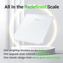Load image into Gallery viewer, Ovutek Bathroom Scale for Body Weight, Highly Accurate Digital Weighing Machine for People, Upgraded Batteries Included, Compact Size, LED Display, Physician Scale with Sturdy Tempered Glass, 400lb
