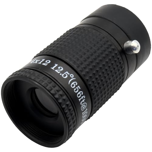 BEJAMY Close-up Monocular Designed for Low Vision Users who are Visually Impaired. Mini-Sized Magnifying Monoculars for Short Distance Viewing (4x12mm)