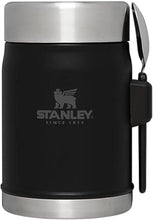 Load image into Gallery viewer, Stanley Classic Legendary Classic Food Jar + Spork 14oz Matte Black
