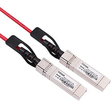 Load image into Gallery viewer, [Red Colored] 3m 10G SFP+ DAC Twinax Cable, 10Gbase-CU SFP+ Passive Copper Cable, Compatible for Cisco SFP-H10GB-CU3M, Ubiquiti, Juniper, Mellanox, Mikrotik, Netgear, Supermicro, Open Source Switches
