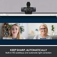 Load image into Gallery viewer, Logitech C920e HD 1080p Mic-Enabled Webcam, certified for Zoom, Microsoft Teams compatible, TAA Compliant + Litra Glow Premium LED Streaming Light with TrueSoft, adjustable monitor mount
