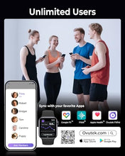 Load image into Gallery viewer, Ovutek Professional Smart Scale for Body Weight, BMI, Body Fat, Muscle Mass, Highly Accurate Body Composition Weighing Machine, Bathroom Digital Scale Large Display Sync with Fitness App, 450lb
