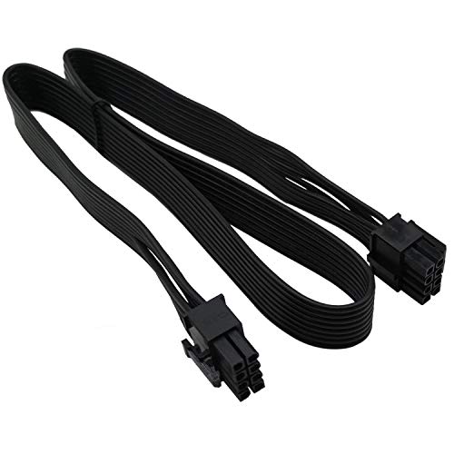 COMeap CPU Cable for Seasonic PSUs, PCIe 8 Pin Male to CPU 8 Pin (4+4 Detachable) Male EPS-12V Motherboard Power Adapter 25-inch(63cm)