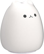 Load image into Gallery viewer, ZKLiLi Cute Cat Lamp, Night Light for Girls Bedroom, Kitty Lamp Birthday Gifts for Kids Baby Toddler Teen Portable Silicone Kawaii Nightlight Nursery Room Decor (Battery Cat)
