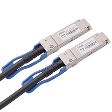 Load image into Gallery viewer, Wiitek 100GbE QSFP28 DAC Twinax Cable, 3 Meter 100GBASE-CR Passive Copper Cable, Compatible for Mellanox MCP1600-C003, Blue Pull Tab
