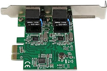 Load image into Gallery viewer, StarTech.com Dual Port PCIe Network Card - Low Profile - RJ45 Port - Realtek RTL8111H Chipset - Ethernet Network Card - Dual Port Gigabit NIC (ST1000SPEXD4)
