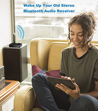 Load image into Gallery viewer, KAIY Bluetooth 5.3 Receiver for Home Stereo, Optical Low Latency &amp; HD Music Audio Bluetooth to RCA Adapter for Stereo/Speakers/Wired Speakers/Home Audio Music Streaming Stereo System, Support AUX/USB
