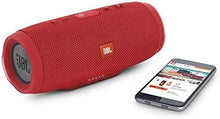 Load image into Gallery viewer, JBL Charge 3 Waterproof Portable Bluetooth Speaker, Includes LED Flashlight Key Chain Bonus - Red
