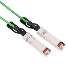 Load image into Gallery viewer, [Green Colored] 1m 10G SFP+ DAC Twinax Cable, 10Gbase-CU SFP+ Copper Cable, Compatible for Cisco SFP-H10GB-CU1M, Ubiquiti, Juniper, Mellanox, Mikrotik, Netgear, Supermicro, Open Source Switches
