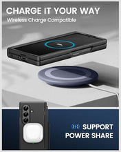 Load image into Gallery viewer, BXYJY for Samsung Galaxy Z Fold 7 Slim Case with S Pen Holder, Front Screen Protector, Hinge Protection, Support Wireless Charging, Rugged Full Cover, Protective Phone Case for Samsung Z Fold7, Black
