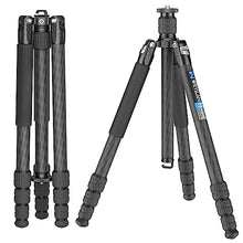 Load image into Gallery viewer, Weyllan Carbon Fiber Camera Tripod Stand, 65.2&#39;&#39; Monopod, 29mm Travel Tripod for Dslr Camera Sony Nikon Canon Fuji
